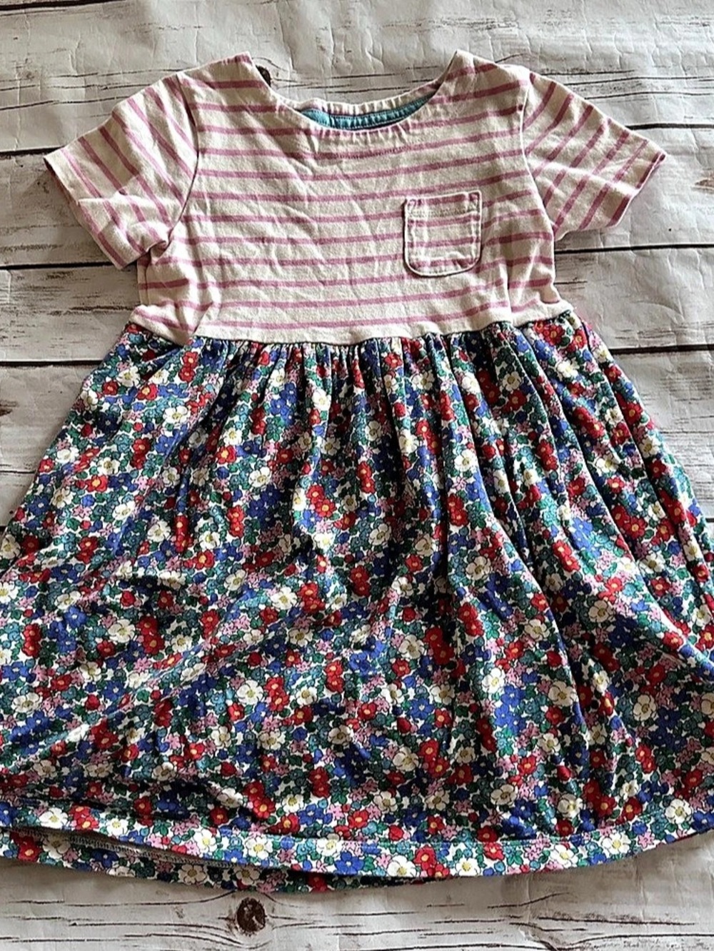 Mini Boden floral hopscotch dress